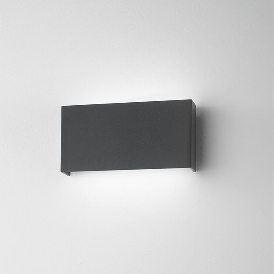 Lampada da parete in alluminio Bar 54 - Antracite